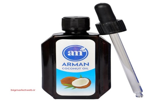 روغن نارگیل آرمان مدل Pure Oil حجم 60 میلی لیتر