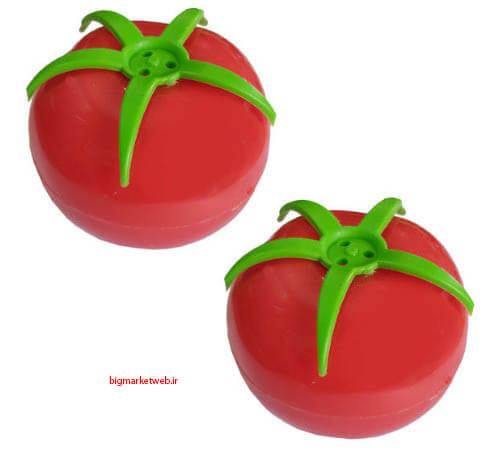 نمکدان طرح گوجه فرنگي کد NGF 01 بسته 2 عددي