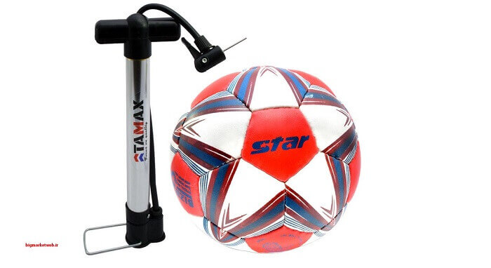 توپ فوتبال استار مدل Sb5175 به همراه یک عدد تلمبه سایز 5